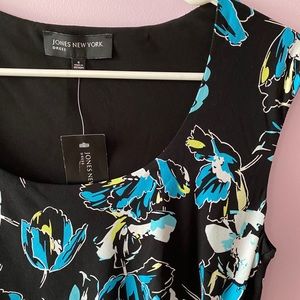 Jones New York - Floral midi length dress
